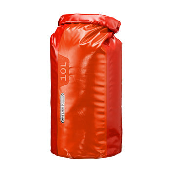Waterproof dry-bag in red color and 10 liters in volume